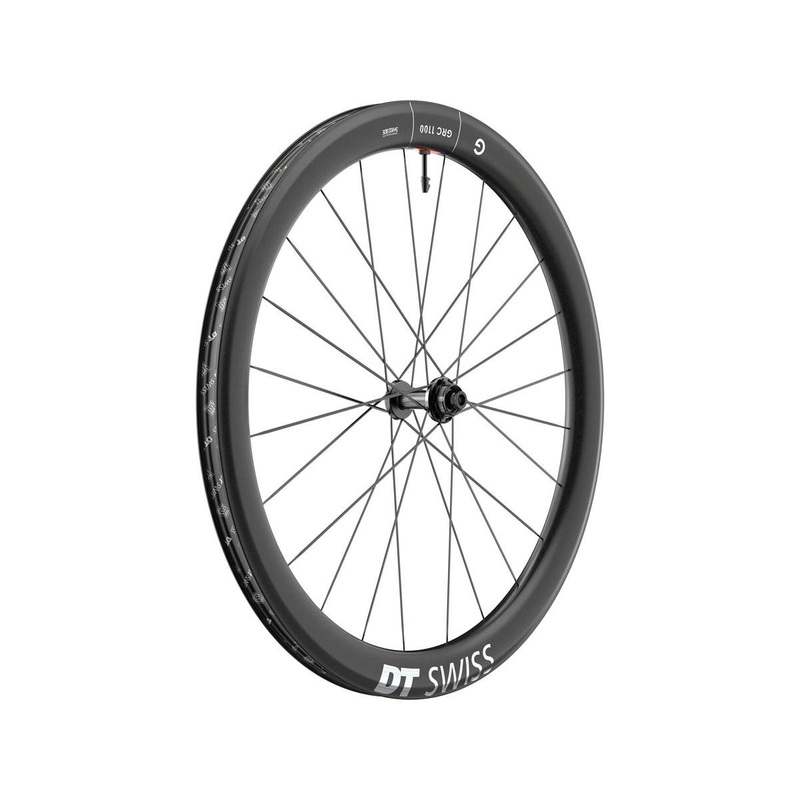 DT Swiss GRC 1100 Dicut 50 Carbon Gravel Wheels (Black) (Front) (12 x 100mm) (700c) (Centerlock) (Ratchet EXP 36)