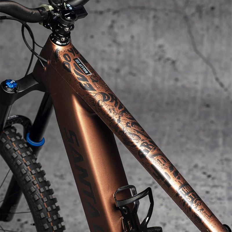 Dyedbro Bike Frame Protection – Fluor Black e-BIKE