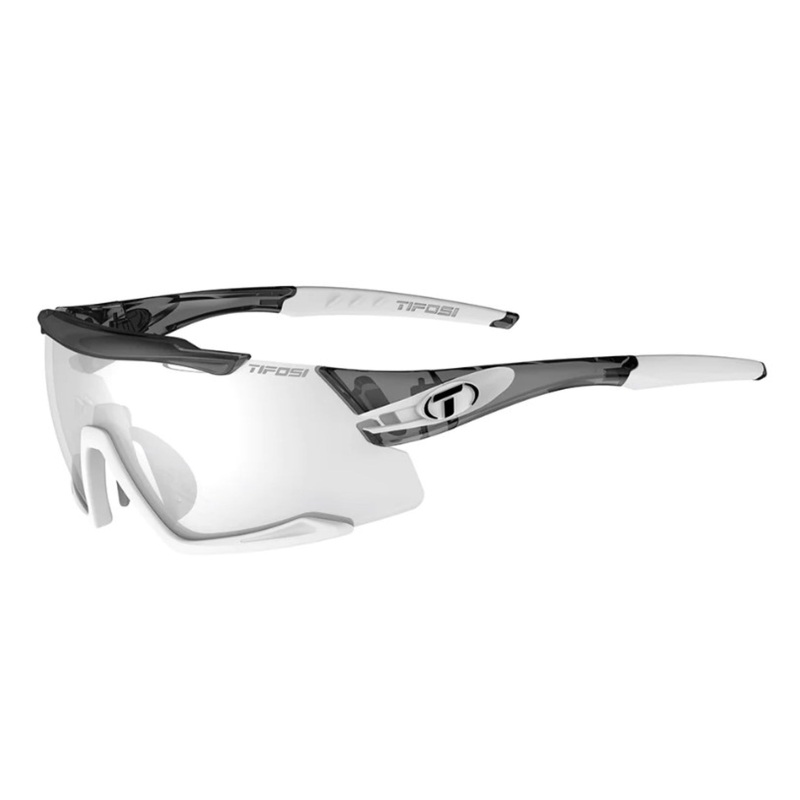 Tifosi Aethon Cycling Glasses Crystal Smoke/White/Light Night Fototec Lens