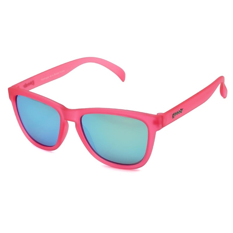 Goodr OG Sunglasses (Flamingos on a Booze Cruise)