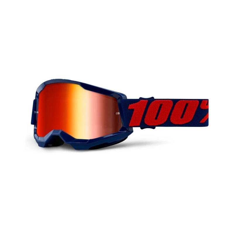 100% STRATA 2 Goggles Masego w/ Mirror Red Lens