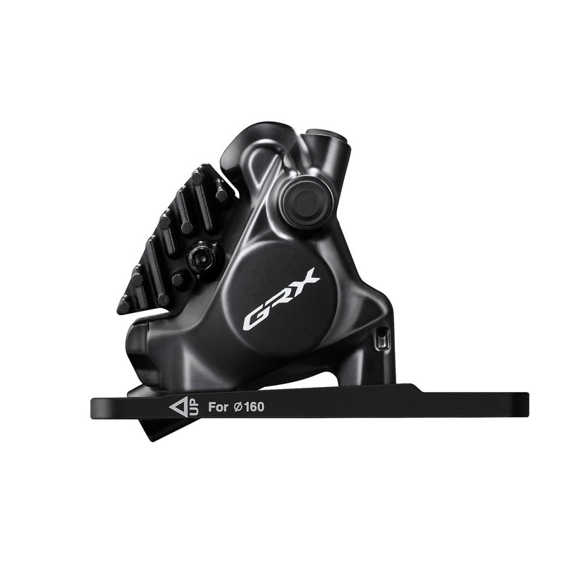 Shimano GRX BR-RX820 Disc Brake Caliper (Black) (Hydraulic) (Rear) (Flat Mount)