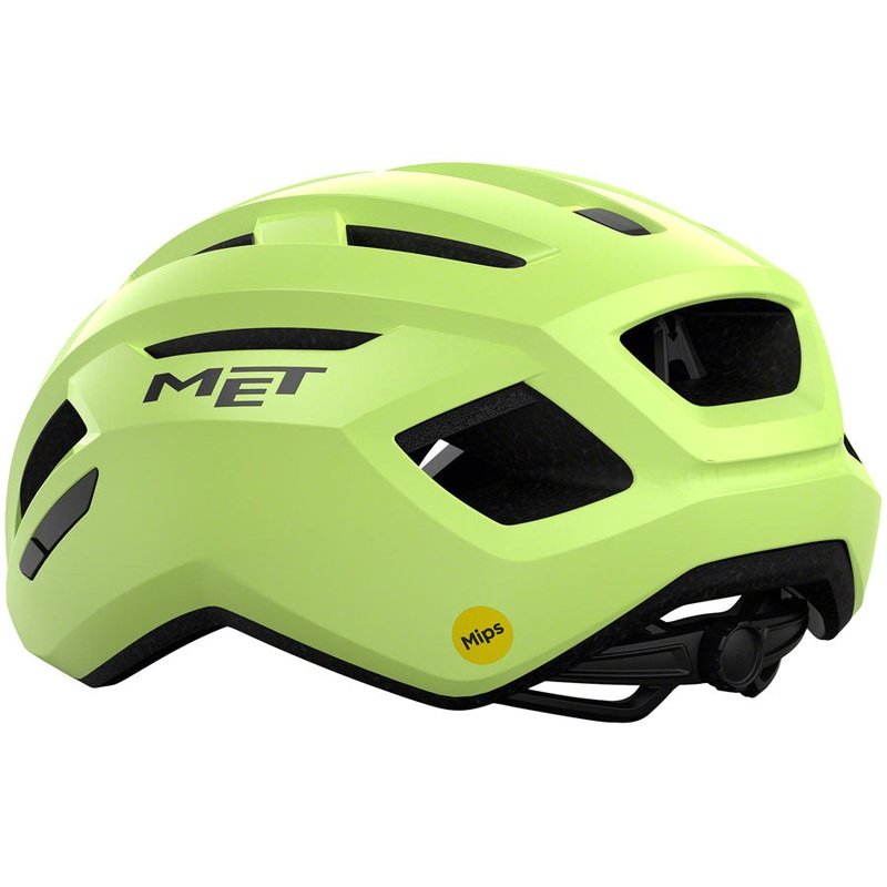 MET Vinci MIPS Helmet – Ultra Lime/Glossy Medium