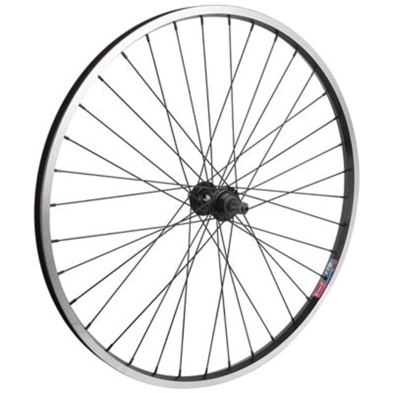 Rr Whl,26X1.5,Bk,Aly,36H Qr,Sw,Bk,135Mm,Fw,5-7S 26” Alloy Mtb Single Wall Wheels  Wheels  26”