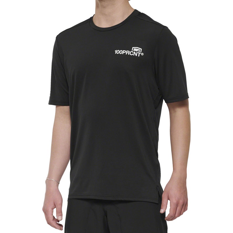 100% Airmatic Short Sleeve Jersey – Black Mens X-Large
