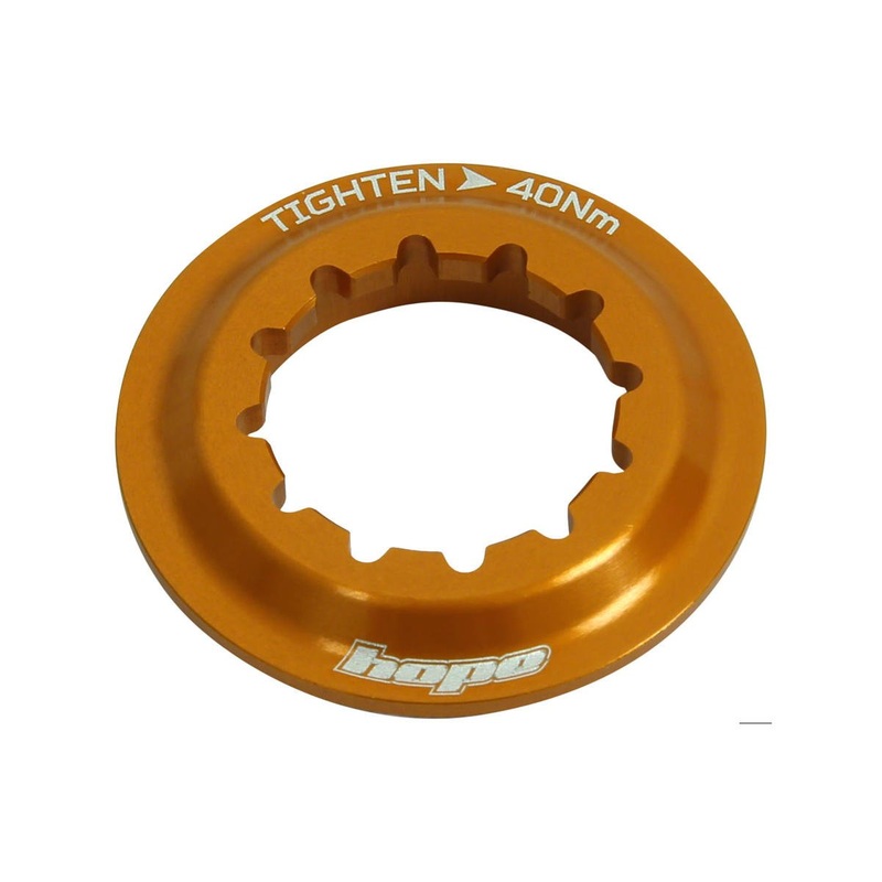 Hope Centerlock Rotor Disc Lockring (Orange) (Internal Spline)