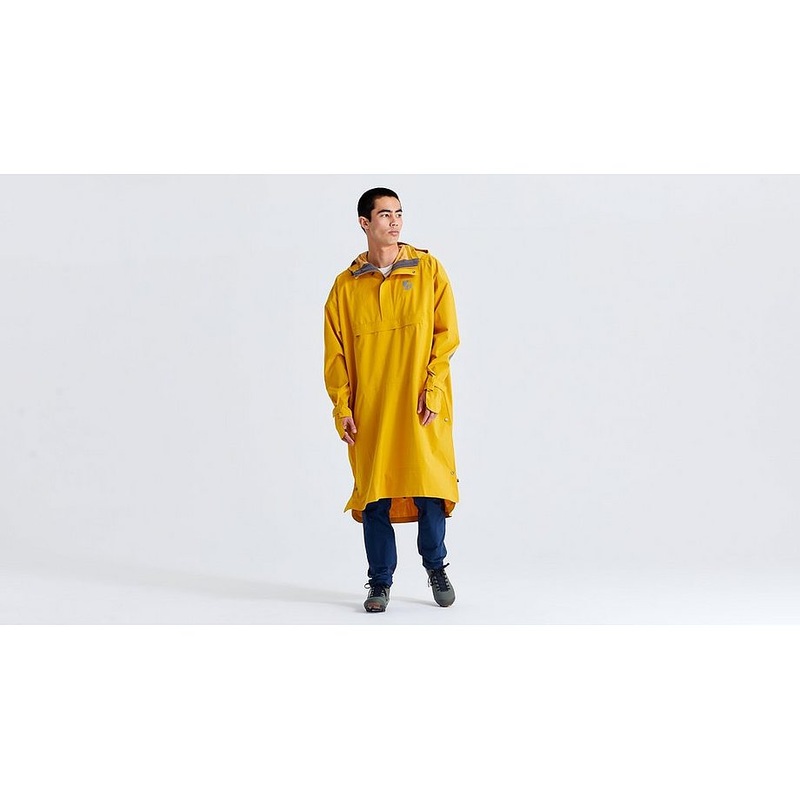 Specialized s/f rain poncho jacket ochre xxs/xs