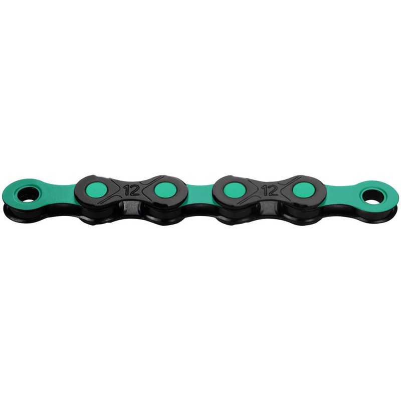 KMC DLC 12 Chain – 12-Speed 126 Links Black/Celeste