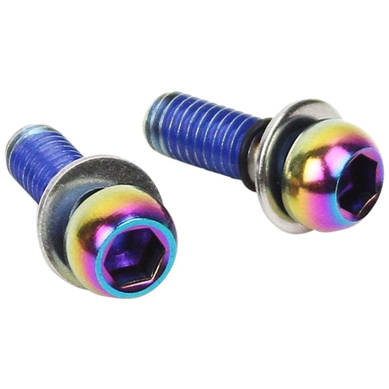 SRAM Disc Brake Caliper Mounting Bolts (Rainbow) (Stainless)
