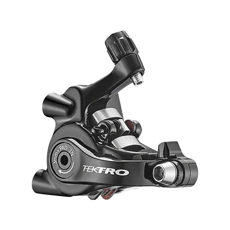 Tektro MD-C550 Dual-Piston Road Disc Brake Caliper (Black) (Mechanical) (Front or Rear) (Short Pull) (Flat Mount)
