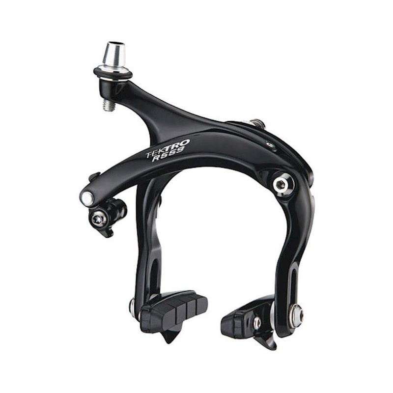 Tektro R559 Long Reach Road Brake Calipers (Black) (55-73mm) (Pair) (Recessed Nut Mount)