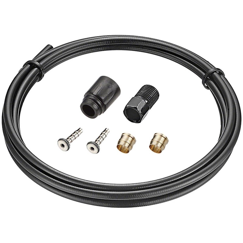 Tektro #50 Hydraulic Brake Hose Kit (With Connecting Bolt Unit, 5.5mm x 2500mm, For Auriga Twin+ and Auriga+)