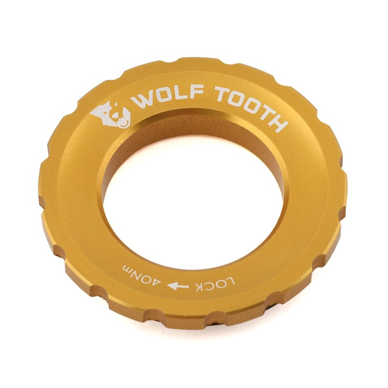 Wolf Tooth Components Centerlock Rotor Lockring (Gold) (External Spline)