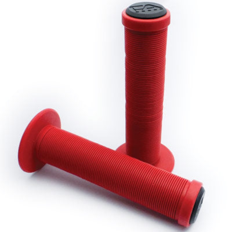 Fa Shroom Xl Grips Br Red 142Mm W/End Plugs Shroom Xl Free Agent Gripstape
