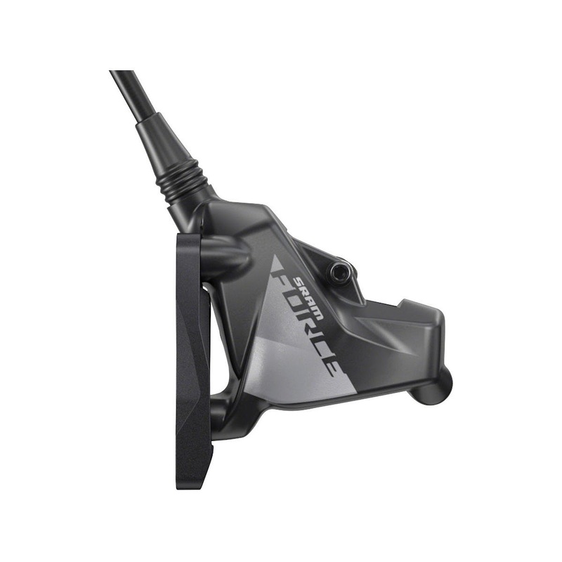 SRAM Force eTap AXS Disc Brake Caliper (Grey) (Hydraulic) (Front or Rear) (Flat Mount)