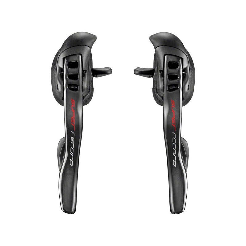 Campagnolo Super Record Ergopower Brake/Shift Lever Controls (Carbon) (Pair) (2 x 12 Speed) (Mechanical Brake & Shift)