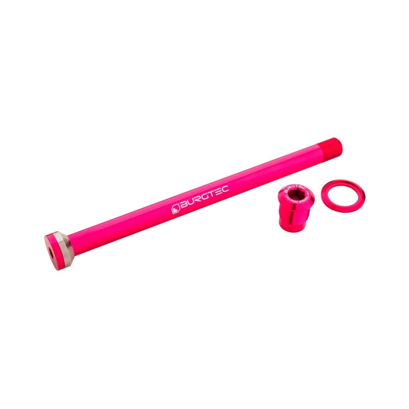 Burgtec Transition 175mm UDH Rear Axle (Toxic Barbie Pink)