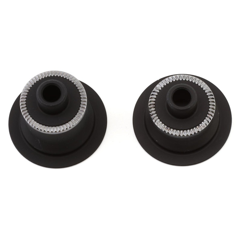 Zipp ZR1 Hub Conversion Cap Set (Black) (Front) (Quick Release) (CenterLock Disc)