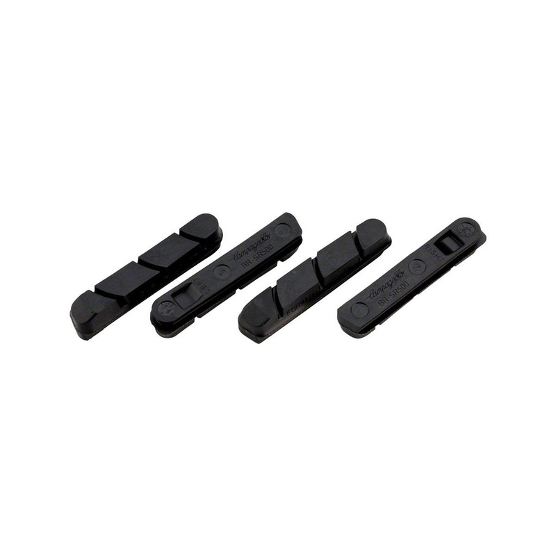 Campagnolo Brake Pad Inserts (Black) (For 2000+ Skeleton Brakes) (2 Pairs)