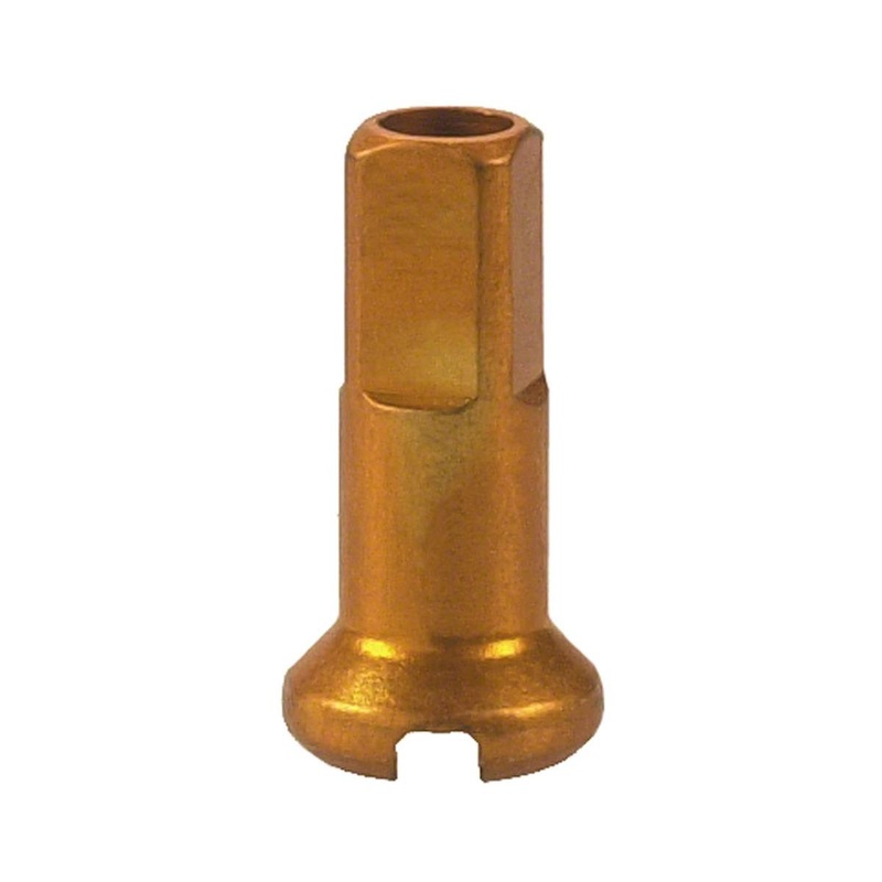 DT Swiss Alloy Nipples (Gold) (2.0 x 12mm) (Box of 100)