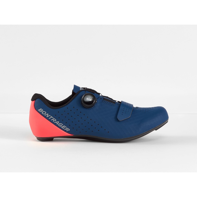 Shoe Bontrager Circuit Road 48 Nautical Navy/RadioactivCoral