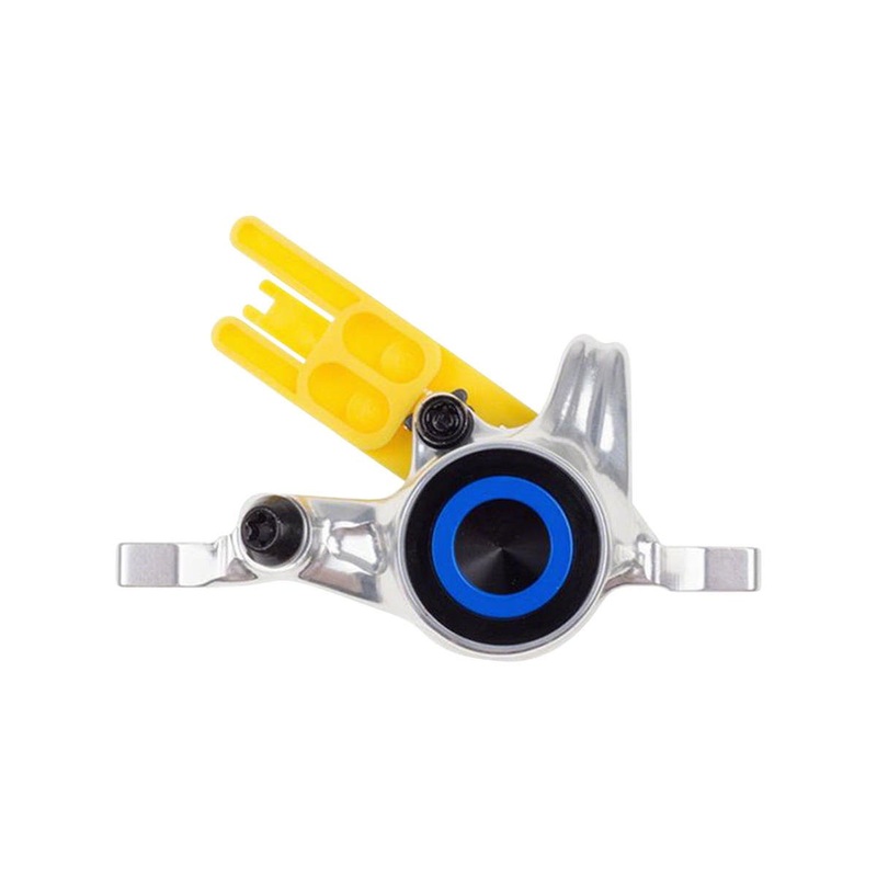 Magura MT8/MT6/MT Trail SL Disc Brake Caliper (Chrome/Blue) (Rear) (Post Mount) (2-Piston)