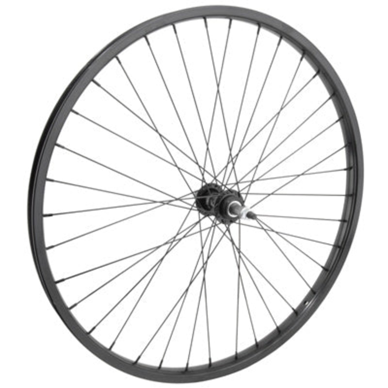 Rr Whl,26X1.75,Bk,Stl,36H 3/8”,Sw,Bk,135Mm,Fw,5-7S 26” Steel Cruiser/Comfort Wheels  Wheels  26”