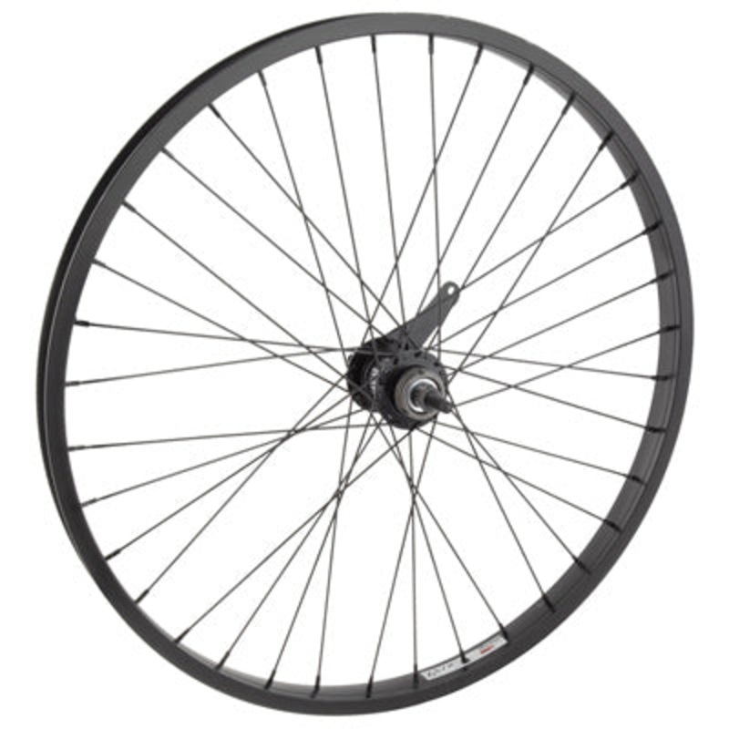 Rr Whl,24X1.75,Bk,Aly,36H 3/8”,Sw,Bk,110Mm,Cb,1S 24” Alloy Cruiser/Comfort Wheels  Wheels  24”