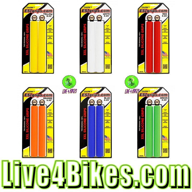 ESI Grips XXL Chunky Silicone Bicycle Grips 8.25″ – Multi Colors