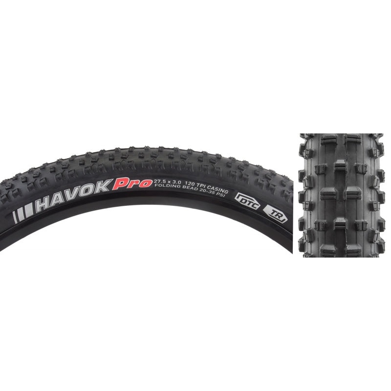 Kenda Havok Pro DTC/TR/TLR 27.5×3.0 Tubeless Tire