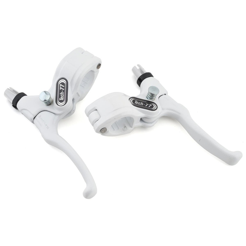 Dia-Compe Tech 77 Brake Levers (White/White) (Pair)