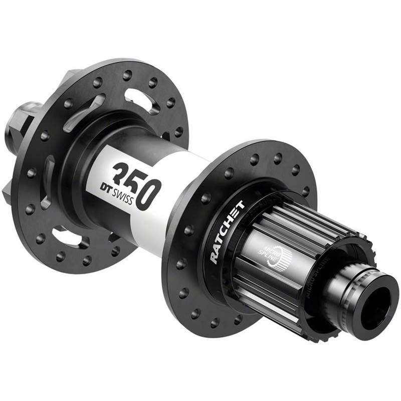 DT Swiss 350 Rear Hub (Black) (12 x 157mm) (6-Bolt) (Shimano Microspline) (32H) (J-Bend)