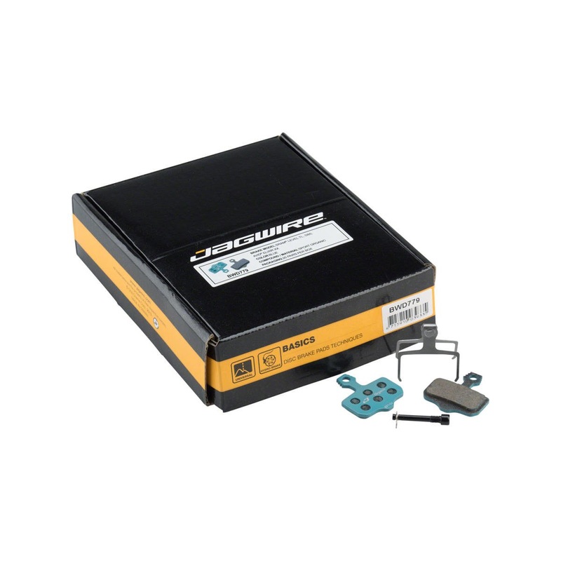 Jagwire Sport Organic Disc Brake Pad Bulk Pack (For SRAM Red 22 B1, Force 22, CX1, Rival 22, S700 B1, Level Ultimate) (25 Pairs)