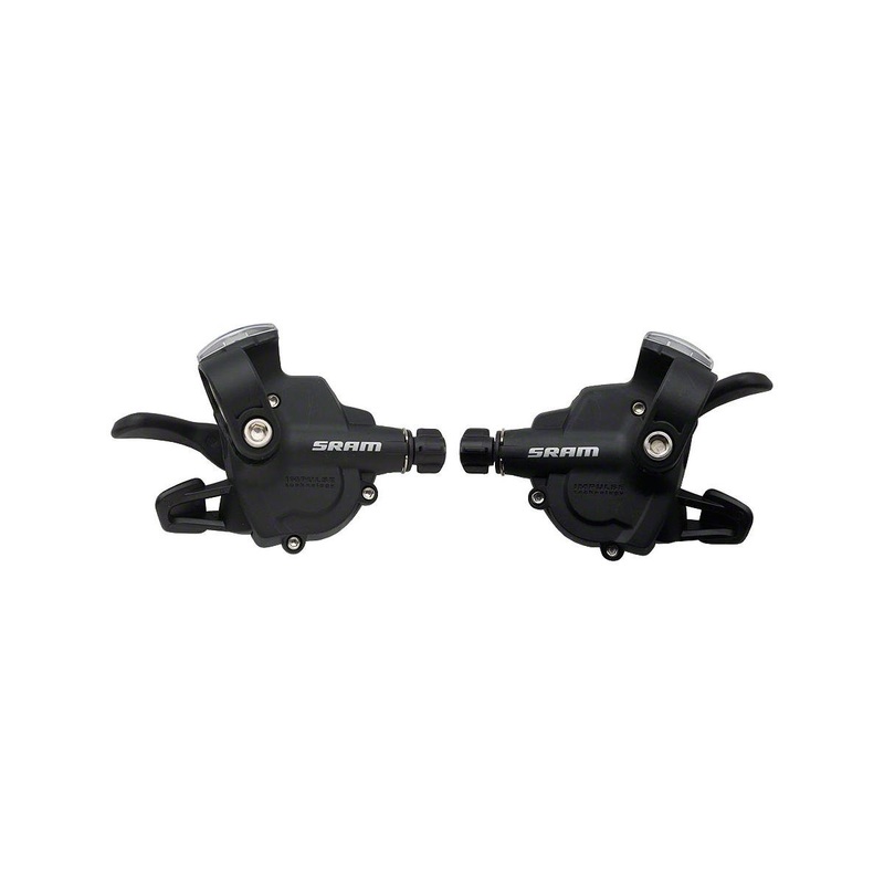 SRAM X3 Trigger Shifters (Black) (Pair) (3 x 7 Speed)