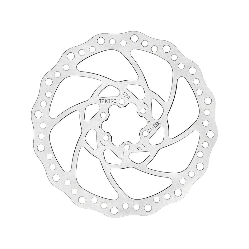 Tektro TR-17 Disc Brake Rotor (6-Bolt) (160mm) (2.3mm Thickness)