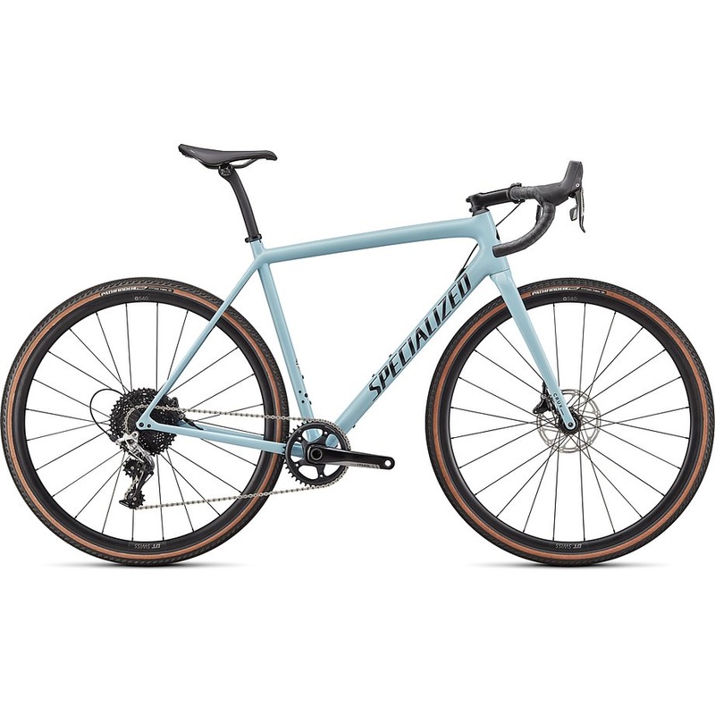 2022 Specialized crux comp bike gloss arctic blue/tarmac black 61