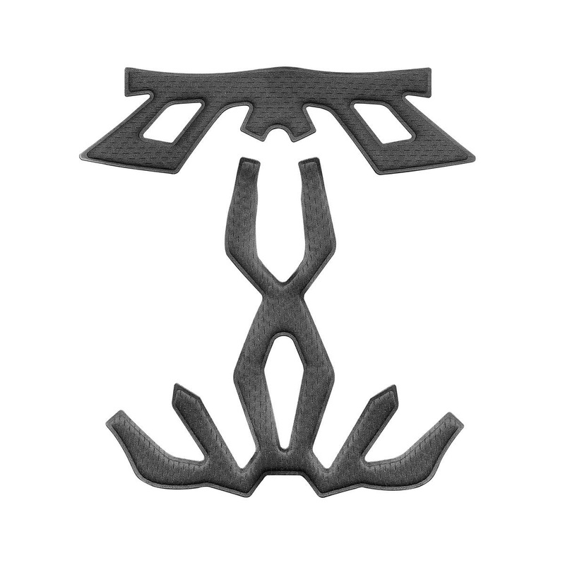 Giant Rev Pro Replacement Helmet Pads (Black) (2mm) (L)