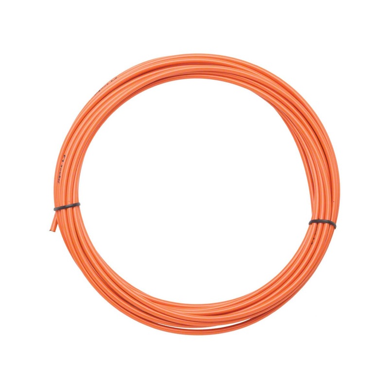 Jagwire Sport Brake Housing (Orange) (5mm) (10 Meters) (w/ Slick-Lube Liner)