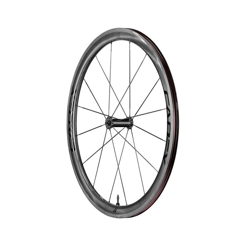 Cadex 42 Carbon Road Wheels (Black) (Front) (QR x 100mm) (700c) (Rim Brake) (Tubeless)