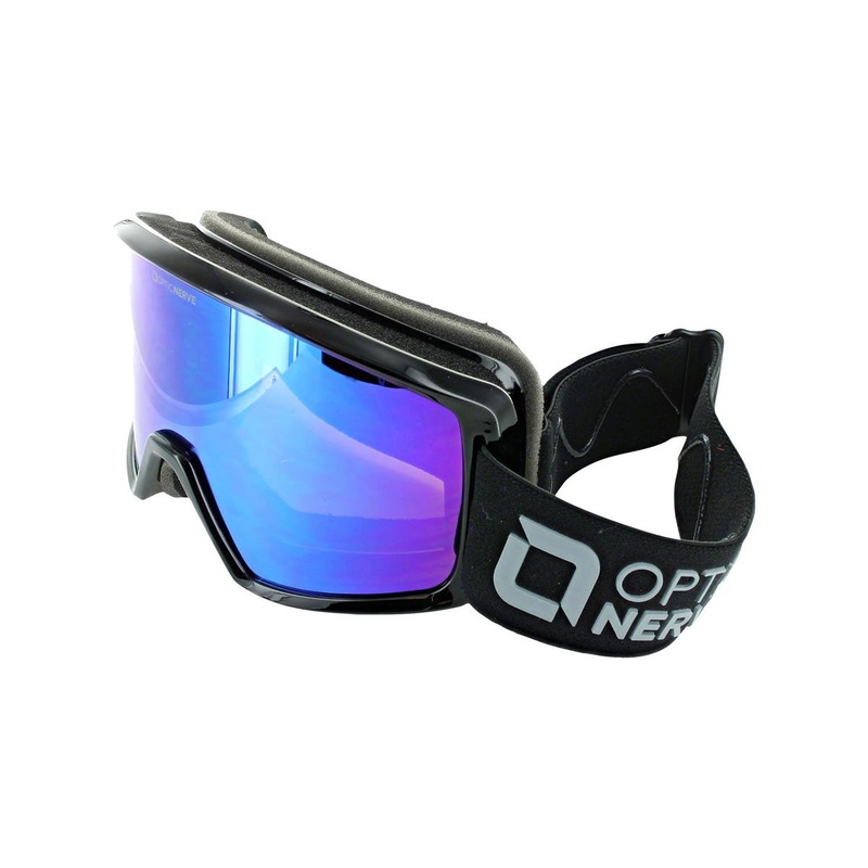 Optic Nerve Shavano Goggles (Shiny Black) (Brown/Revo Cat 3)