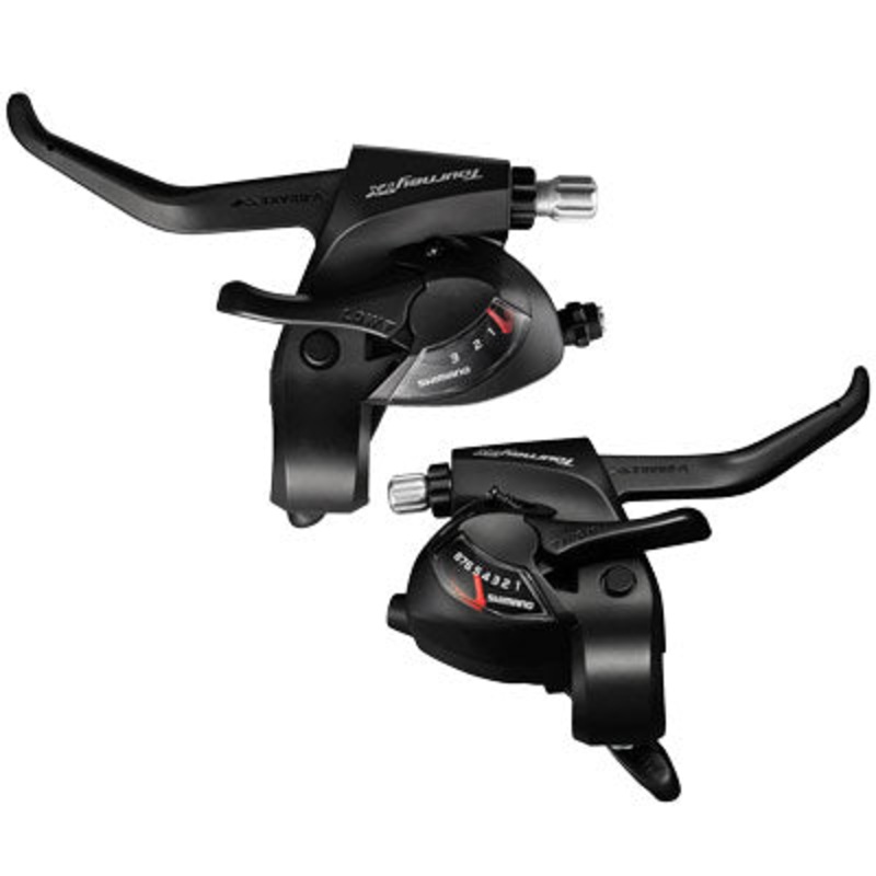 Shim Shifter,Tourney,3X8,2F St-Tx800,Ez Fire,Set,Blk Tourney Tx800 8-Speed Shifter Shimano Shifters
