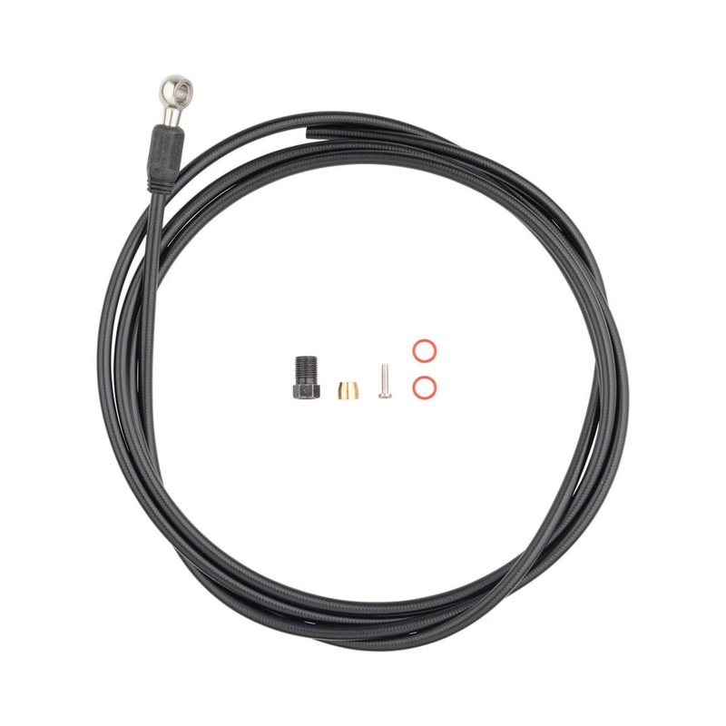 Jagwire Sport Mineral Oil Hydraulic Hose Kit (Black) (2000mm) (For Shimano XTR/XT/SLX/Saint/Zee/Alfine)