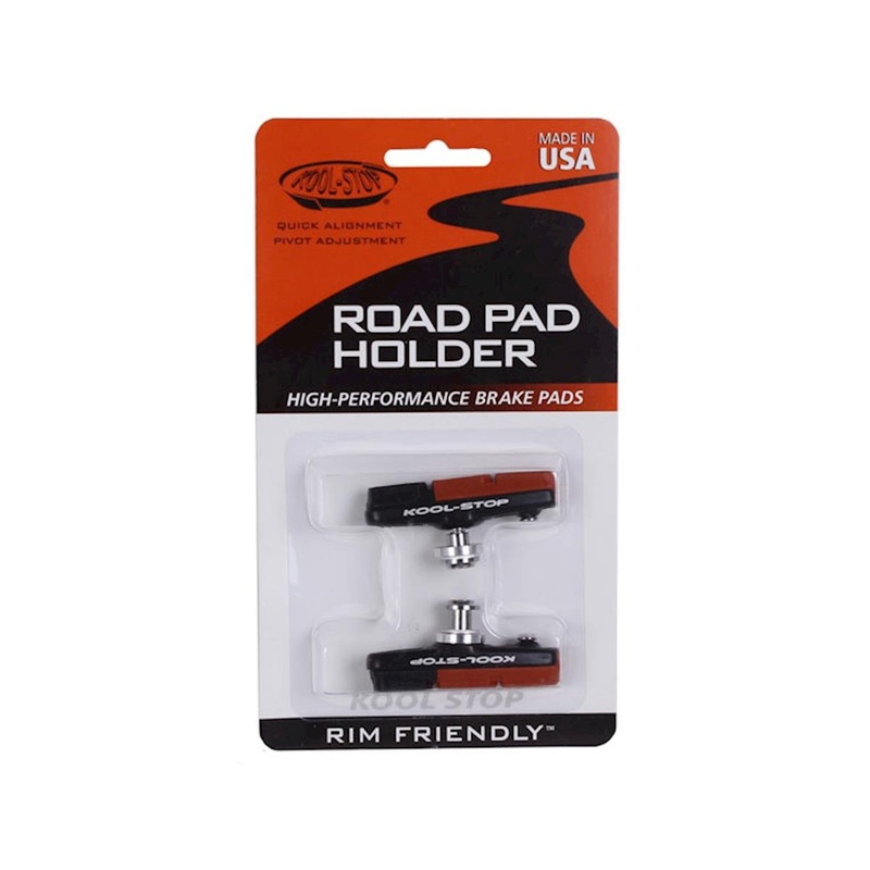 Kool Stop Dura2 Road Brake Pads (Black) (1 Pair) (Dual Compound) (For Shimano/SRAM)