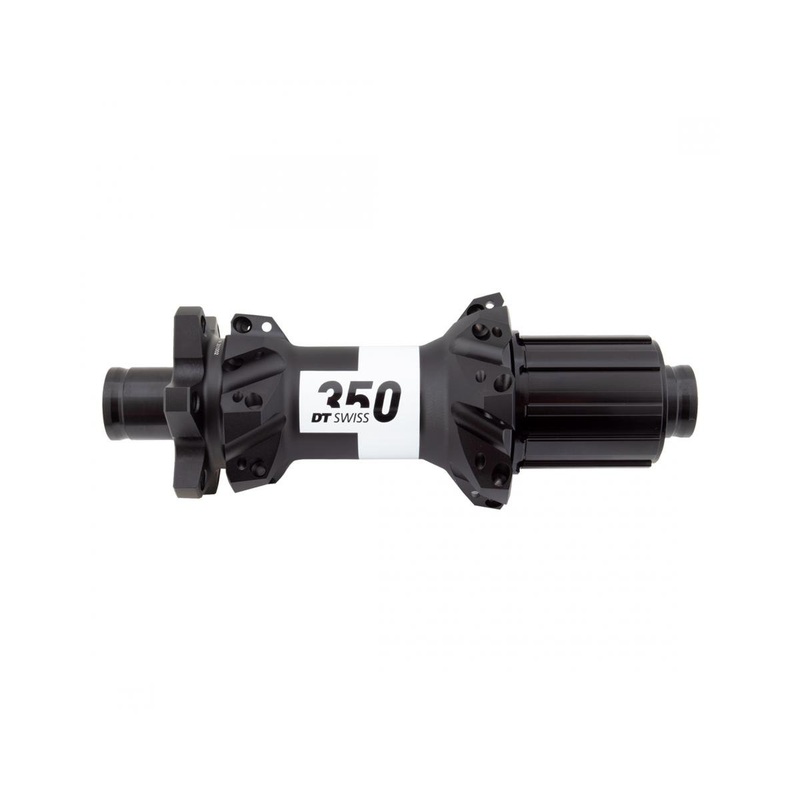 DT Swiss 350 Rear Hub (Black) (12 x 148mm) (6-Bolt) (Shimano HG) (28H) (Straight Pull)