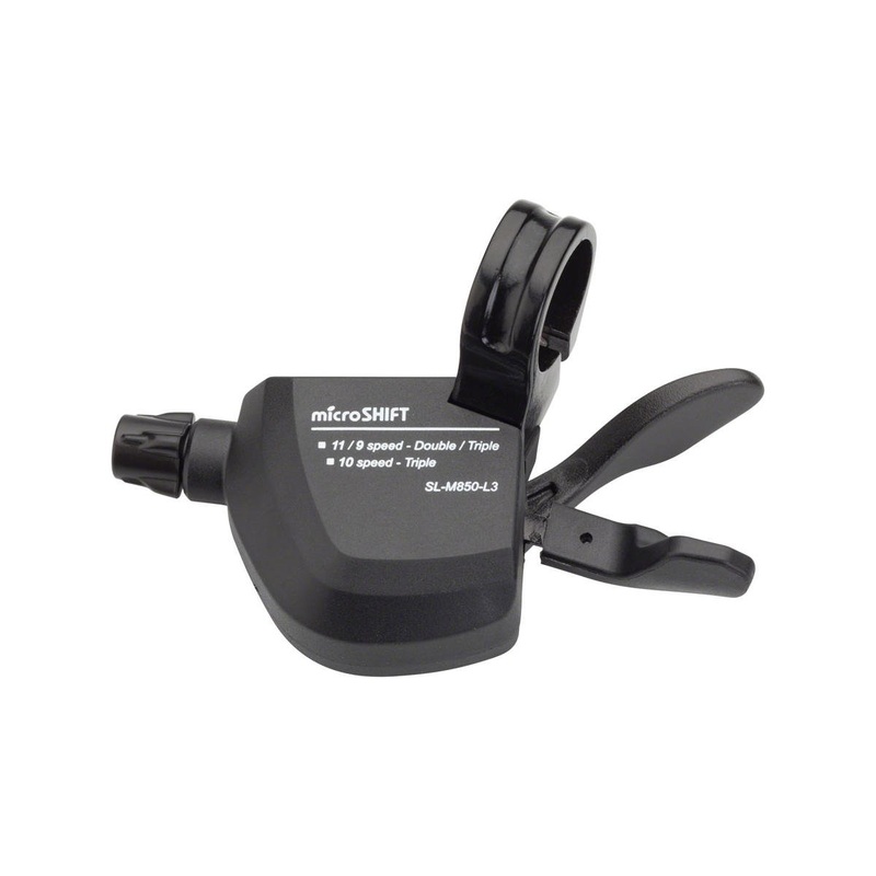 Microshift MarvoLT Xpress Trigger Shifters (Black) (Left) (2/3x) (Shimano Compatible)