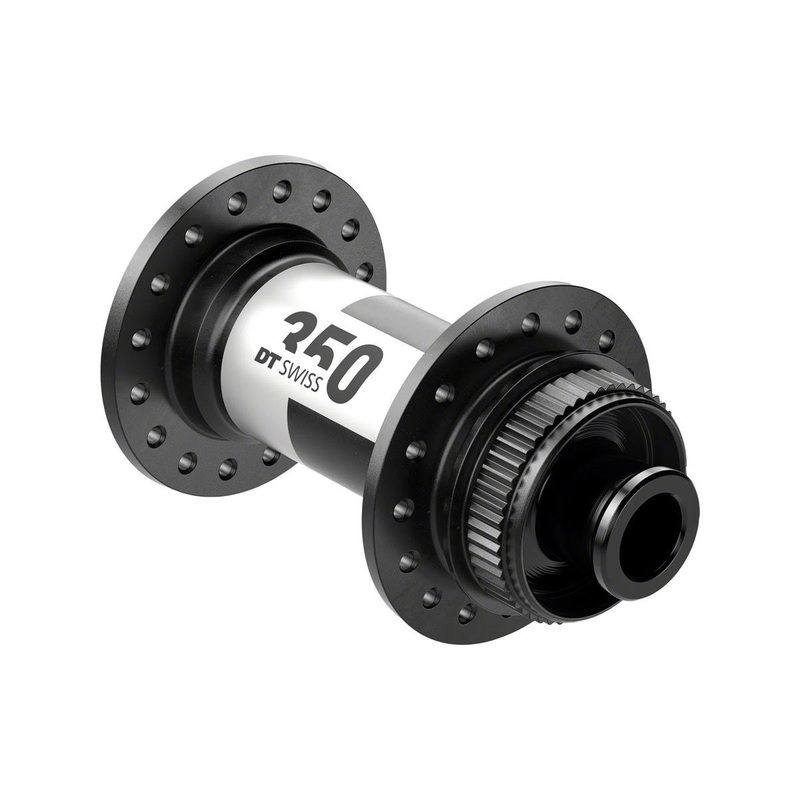 DT Swiss 350 Road Front Disc Hub (Black) (Centerlock) (12 x 100mm) (24H)