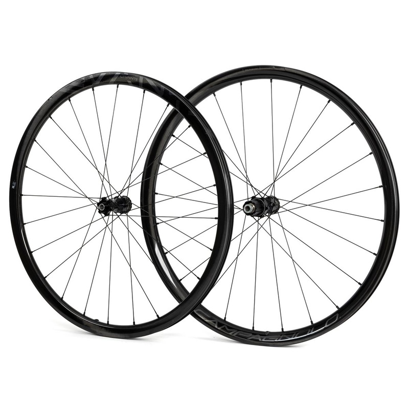 Campagnolo Levante Carbon Gravel Wheelset (Black) (Shimano HG 11/12) (12 x 100, 12 x 142mm) (700c) (Centerlock) (Tubeless)