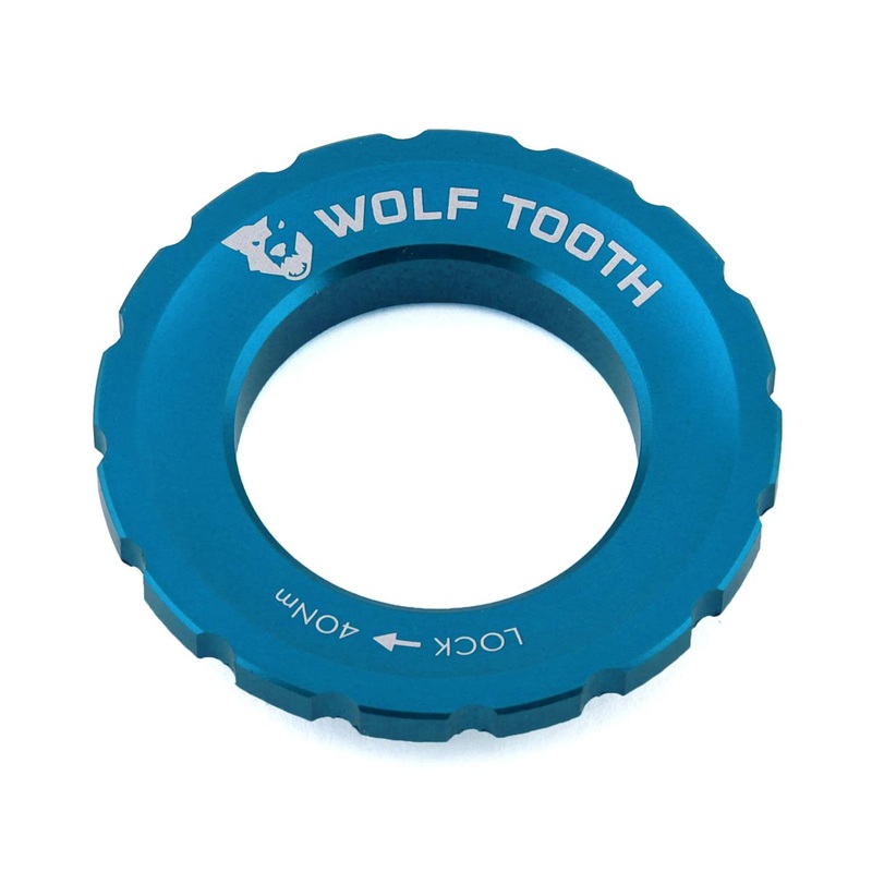 Wolf Tooth Components Centerlock Rotor Lockring (Blue) (External Spline)