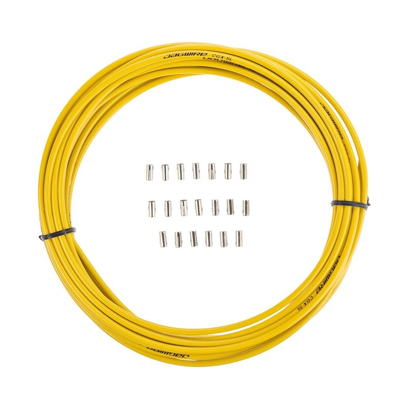 Jagwire Sport Brake Housing (Yellow) (5mm) (10 Meters) (w/ Slick-Lube Liner)