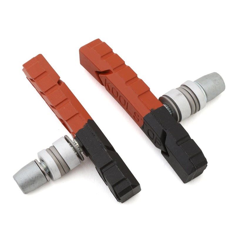 Kool Stop All Terrain Brake Pads (Black/Salmon) (Threaded) (1 Pair)